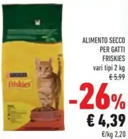 Conad Superstore Alimento secco per gatti Friskies offerta