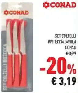 Conad Superstore Set coltelli bistecca/tavola Conad offerta