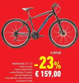 Conad Superstore MOUNTAIN BIKE 27,5" 21V offerta