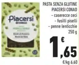 Conad Superstore Pasta senza glutine Piacersi Conad offerta