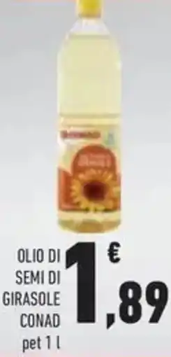 Conad Superstore Olio di semi di girasole Conad offerta