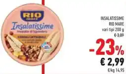 Conad Superstore Insalatissime Rio Mare offerta