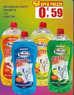 Maury's Detersivo piatti Maury's offerta