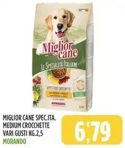 Rossotono Carrefour Miglior cane spec.ita. medium crocchette morando offerta