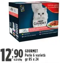 Rossotono Carrefour Purina gourmet perle 6 varietà offerta