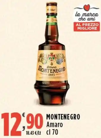 Rossotono Carrefour Montenegro amaro offerta