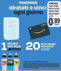 Rossotono Carrefour Powerade sport drink offerta