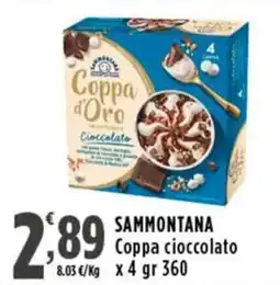 Rossotono Carrefour Sammontana coppa cioccolato offerta