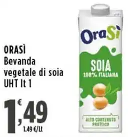Rossotono Carrefour Orasì bevanda vegetale di soia uht offerta