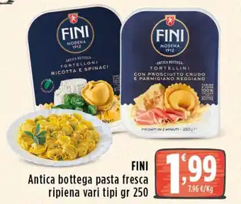 Rossotono Carrefour Fini Antica bottega pasta fresca ripiena offerta