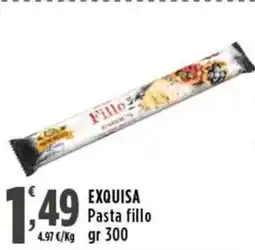Rossotono Carrefour Exquisa pasta fillo offerta