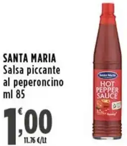 Rossotono Carrefour Santa maria salsa piccante al peperoncino offerta