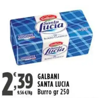 Rossotono Carrefour Galbani santa lucia burro offerta