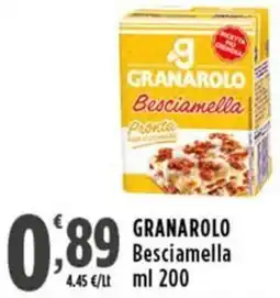 Rossotono Carrefour Granarolo besciamella offerta