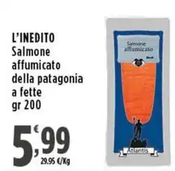 Rossotono Carrefour L'inedito salmone affumicato della patagonia a fette offerta