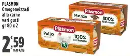 Rossotono Carrefour Plasmon Omogeneizzati alla carne offerta