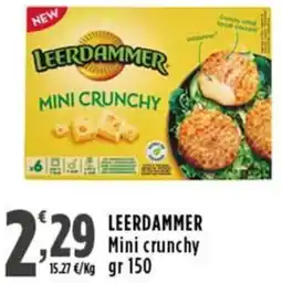Rossotono Carrefour Leerdammer mini crunchy offerta