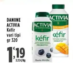 Rossotono Carrefour Danone activia kéfir offerta