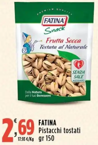 Rossotono Carrefour Fatina pistacchi tostati offerta
