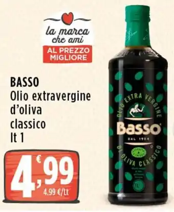 Rossotono Carrefour Basso olio extravergine d'oliva classico offerta