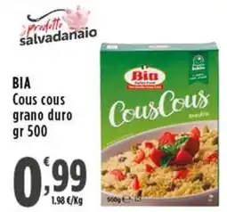 Rossotono Carrefour Bia Cous cous grano duro offerta