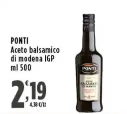 Rossotono Carrefour Ponti aceto balsamico di modena igp offerta