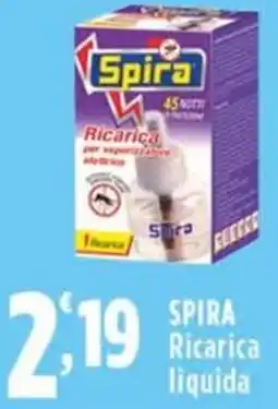 Rossotono Carrefour Spira ricarica liquida offerta