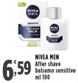Rossotono Carrefour Nivea men after shave balsamo sensitive offerta
