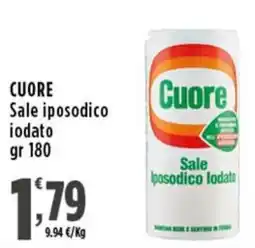 Rossotono Carrefour Cuore sale iposodico iodato offerta