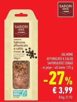 Conad Superstore Salmone affumicato a caldo sapori&idee conad offerta