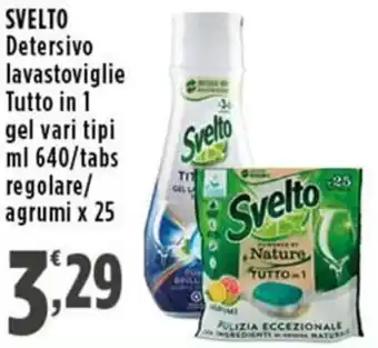 Rossotono Carrefour Svelto Detersivo lavastoviglie offerta