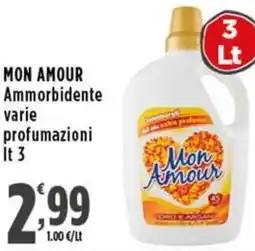 Rossotono Carrefour Mon amour ammorbidente offerta