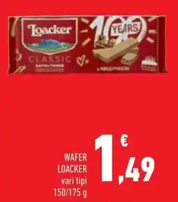 Conad Superstore Wafer loacker offerta