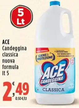 Rossotono Carrefour Ace candeggina classica nuova formula offerta