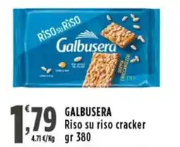 Rossotono Carrefour Galbusera riso su riso cracker offerta