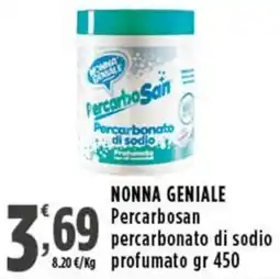 Rossotono Carrefour Nonna geniale percarbosan percarbonato di sodio offerta