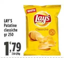 Rossotono Carrefour Lay's patatine classiche offerta