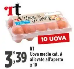 Rossotono Carrefour RT Uova medie cat. A allevate all'aperto offerta