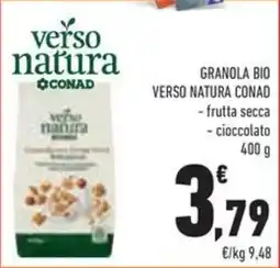 Conad Superstore Granola bio verso natura conad offerta