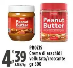 Rossotono Carrefour Prozis crema di arachidi vellutata/croccante offerta