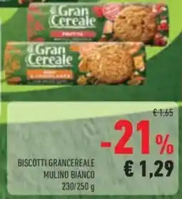 Conad Superstore Biscotti grancereale mulino bianco offerta