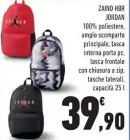 Conad Superstore Zaino hbr jordan offerta