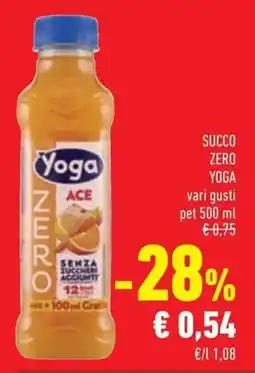 Conad Superstore Succo zero yoga offerta