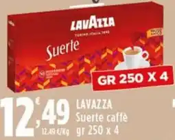 Rossotono Carrefour Lavazza suerte caffè offerta