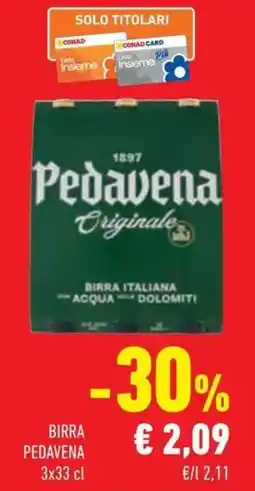 Conad Superstore Birra pedavena offerta