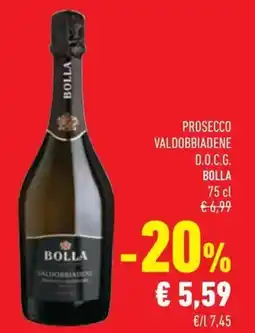 Conad Superstore Prosecco valdobbiadene d.o.c.g. bolla offerta