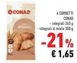 Conad Superstore 6 cornetti conad offerta
