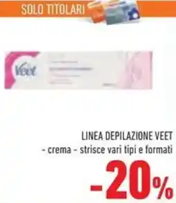 Conad Superstore Linea depilazione veet offerta
