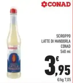 Conad Superstore Sciroppo latte di mandorla conad offerta