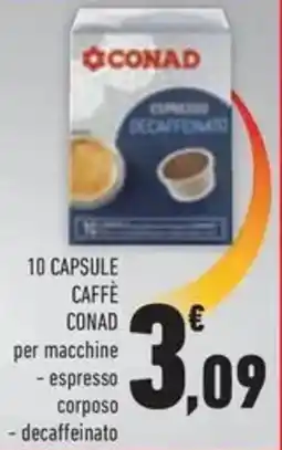 Conad Superstore 10 capsule caffè conad offerta